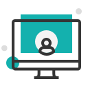 Computer screen icon Computer screen icon